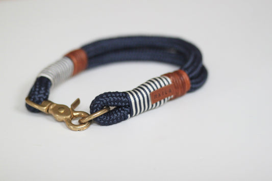 Halsband „blau-maritim“